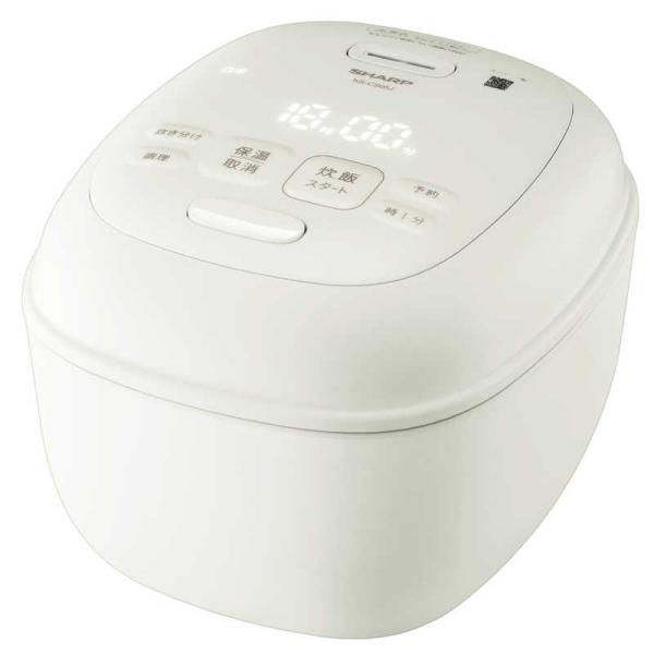 シャープ　SHARP　炊飯器 3合 マイコン ホワイト　KS-CS05J-W