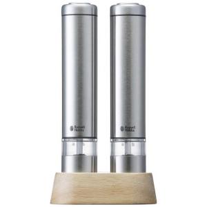 ラッセルホブス　電動ペッパーミル ソルト＆ペッパー ミニ（2本入り） シルバー　7933JP