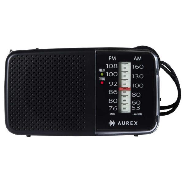 東芝　TOSHIBA　ホームラジオ AUREX ［ワイドFM対応 / AM/FM］ ブラック　AX-...