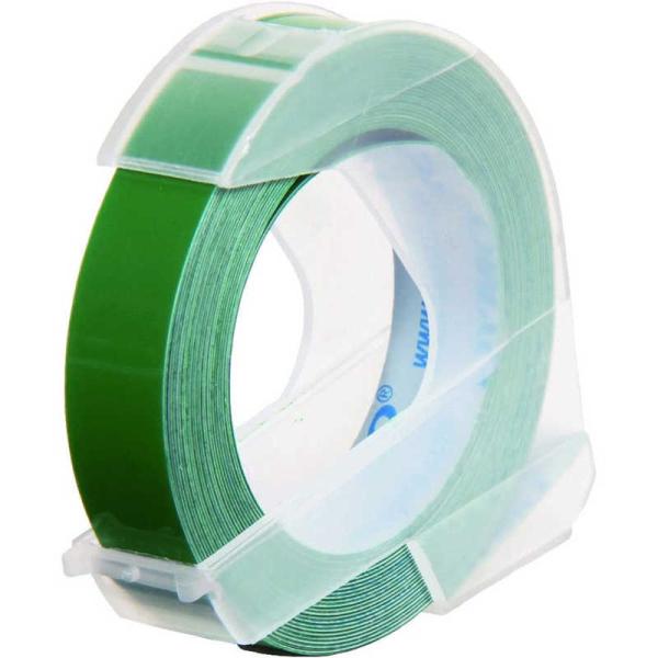 DYMO　グロッシーテープ 9mm×3m グリーン セリースパック　DM0903GRX