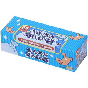 うんちが臭わない袋 消臭袋 Sサイズ 200枚 6セット 1200枚 BOS クリロン化成 うんちが臭わない袋 BOS ペット用 箱型 SSサイズ 200枚入