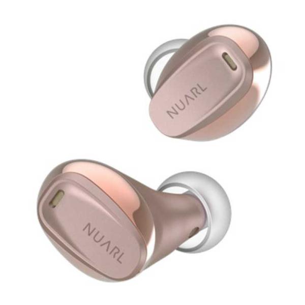 NUARL　完全ワイヤレスイヤホン ローズロールド [ リモコン・マイク 対応 / ワイヤレス ( ...