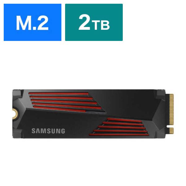 SAMSUNG　PCIe 4.0 NVMe M.2 SSD 990 PRO 2TB ヒートシンクモデ...