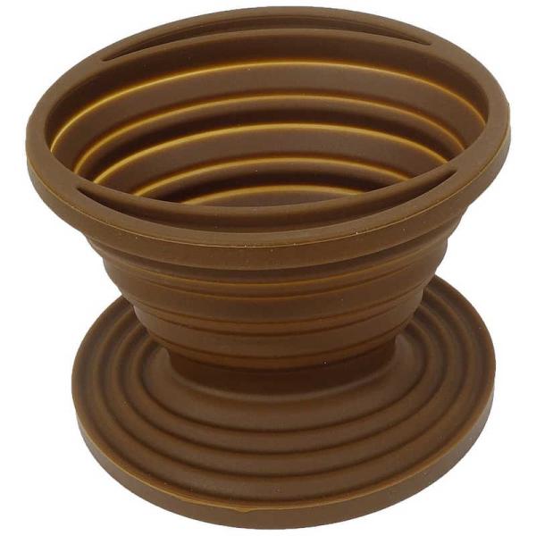 キャプテンスタッグ　コーヒードリッパー (外径110×高さ80mm) ブラウン　UW-3508