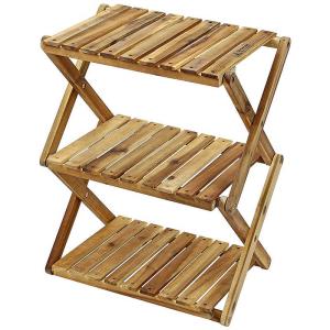 木製ラック キャプテンスタッグ CSクラシックス 木製4段 MOVEラック