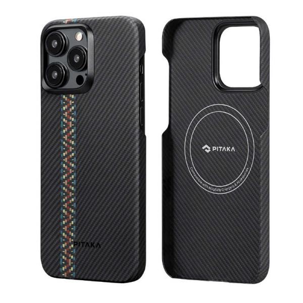 PITAKA　MagEZ Case 4 for iPhone 15 Pro(6.1インチ) アラミド...