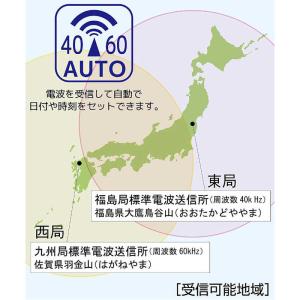 アデッソ 大きい日付表示のデジタル日めくり電波...の詳細画像5