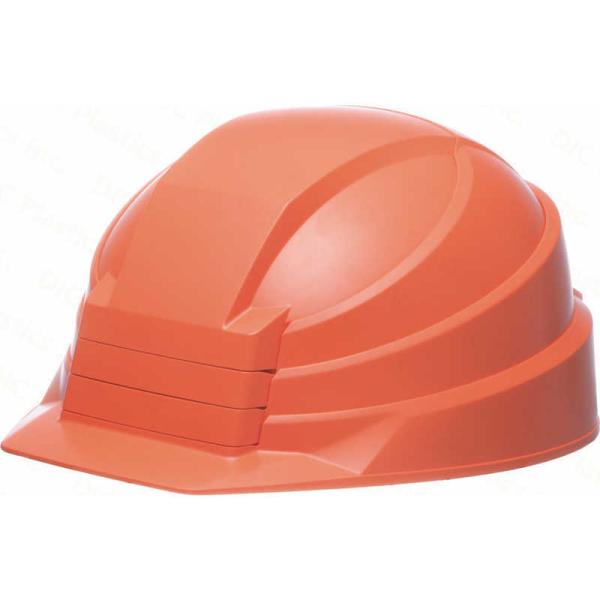 DICプラスチック　防災用ヘルメット折り畳み式 IZANO2 オレンジ　AA21ガタHA7K21シキ...