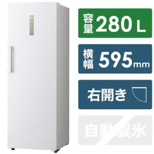 ハイアール ハイアール前開き式冷凍庫280L右開き ハイアール ホワイト   JFNUF280BR