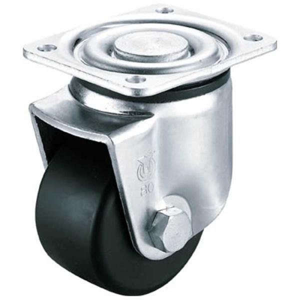 ユーエイキャスター　低床式重荷重キャスター自在車 100径MCナイロン車輪　UHG100MC