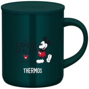 サーモス　真空断熱マグカップ ダークグリーン　JDG-350DS