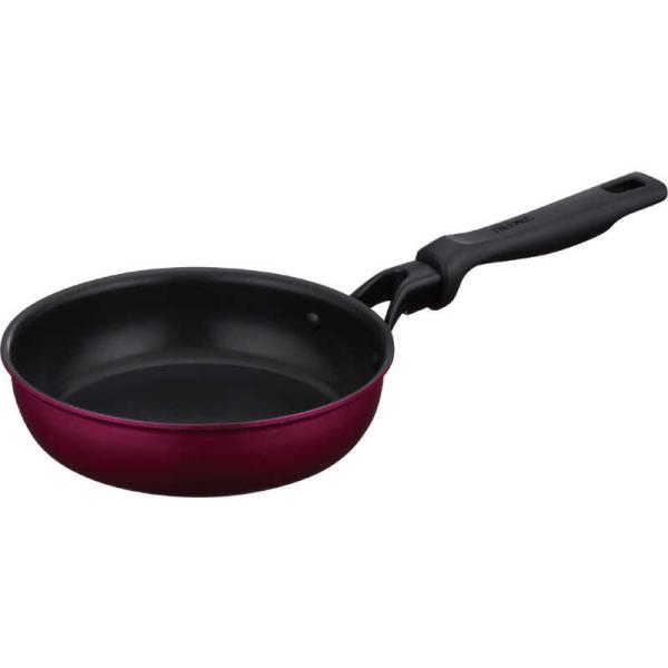 サーモス　ガス火・IH対応 デュラブルシリーズ フライパンKHM20cm レッド [IH対応]　KF...