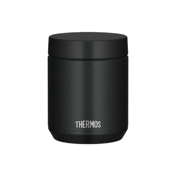 サーモス　真空断熱スープジャー 400ml ブラック　JED-400-BK