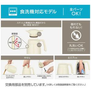 サーモス ステンレスポット 食洗器対応モデル ...の詳細画像3