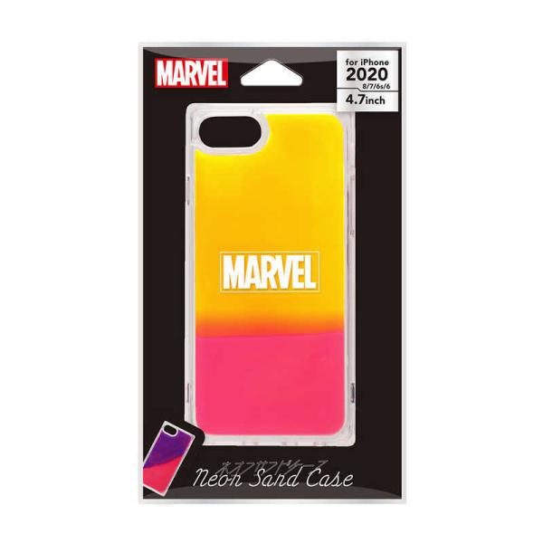 PGA　iPhone SE 第2世代 /8/7/6s/6用 ネオンサンドケース ロゴ　PG-DLQ2...