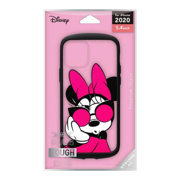 PGA　iPhone 12 mini 5.4インチ対応 ガラスタフケース ミニーマウス　PG-DGT...