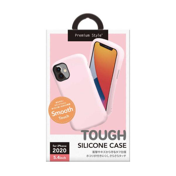 PGA　iPhone 12 mini 5.4インチ対応 シリコンタフケース　PG-20FSC05PK...