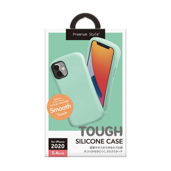 PGA　iPhone 12 mini 5.4インチ対応 シリコンタフケース 　PG-20FSC08G...