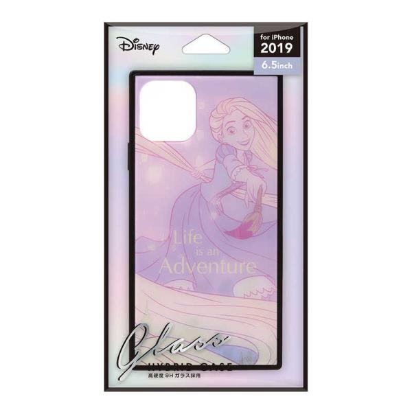 PGA　iPhone 11 Pro Max 6.5インチ用 ガラスハイブリッドケース ラプンツェル　...