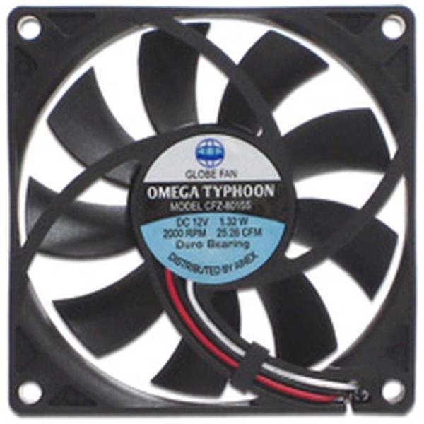 アイネックス　ケースファン[80mm / 2000RPM] Omega Typhoon 80mm 薄...