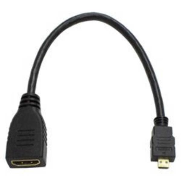 アイネックス　変換・延長ケーブル Ainex ブラック [HDMI⇔MicroHDMI]　AMC-U...