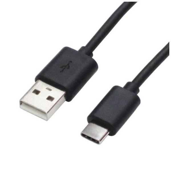 アイネックス　1m[USB-C ⇔ USB-A]2.0ケーブル 充電・転送 ブラック　U20AC-M...