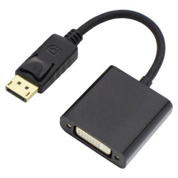 アイネックス　DisplayPort - DVIアクティブ変換ケーブル　AMC-DPDVIA ブラッ...