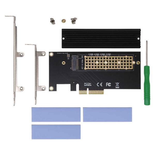 アイネックス　インターフェースカード M.2 NVMe SSDスロット[PCI-Express]　A...
