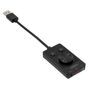 アイネックス　USBオーディオ変換ケーブル 4極ヘッドセット用＋3極ヘッドフォン＋マイク用　AVC-11｜y-kojima