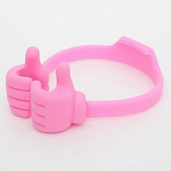 ロジック　StandHug 手形のユニークなスマホスタンド　LG-SDHG-R レッド