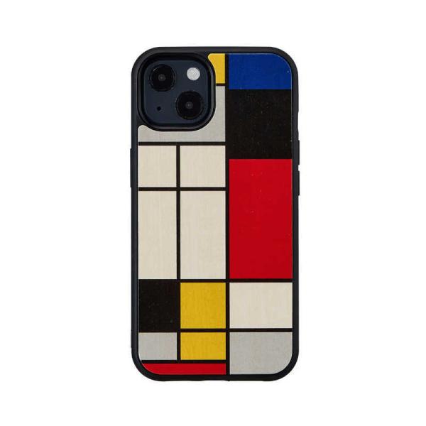 ROA　iPhone 13 2眼 天然木ケース　Mondrian Wood Man &amp; Wood　I...