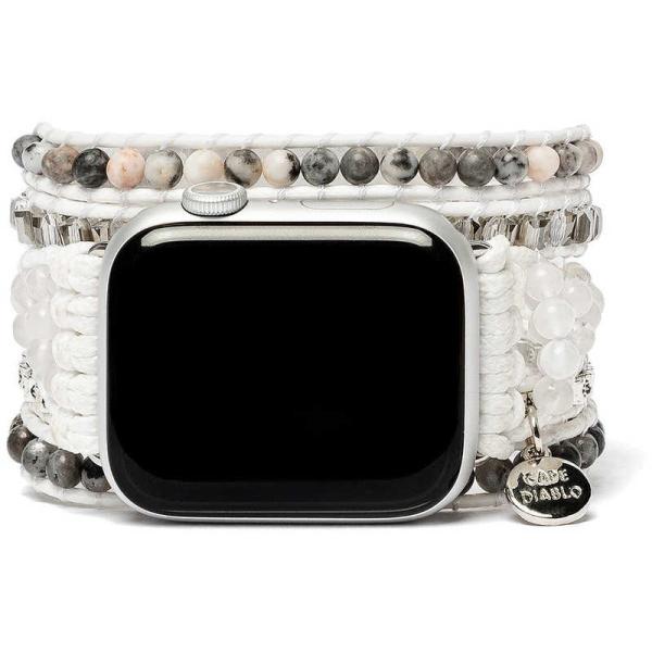 ROA　ホワイトラブラドライト for Apple Watch 3845mm Mサイズ CAPE D...