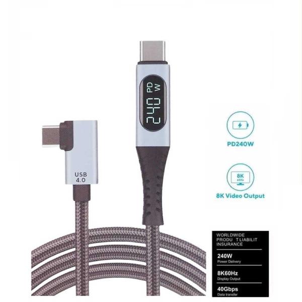 ROYALMONSTER　高速転送USB4.0対応ケーブルL1.2m ［USB Power Deli...