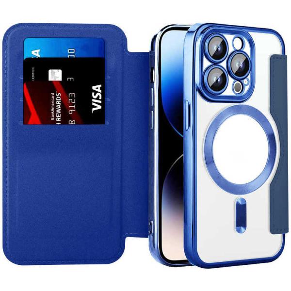 ROYALMONSTER　RM iPhone15Pro MagSafe対応手帳型ケース NV　RM-...