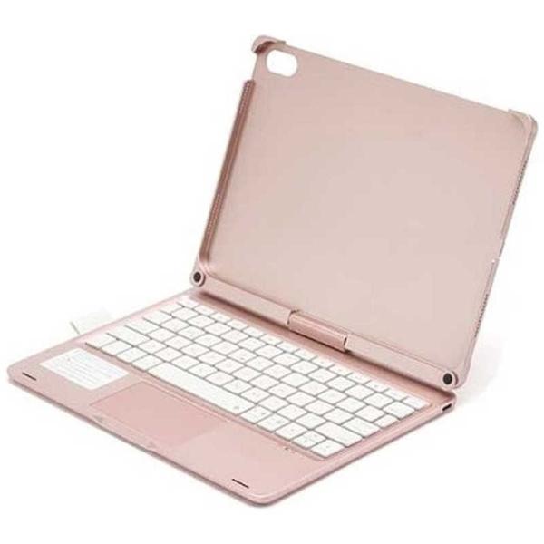 ROYALMONSTER　iPad10.9用360°回転タッチパッド付キーボード(ケース一体型) R...