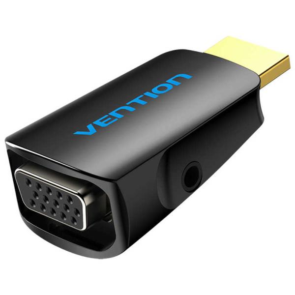 VENTION　HDMI to VGA アダプター with 3.5mmイヤホンジャック ［HDMI...
