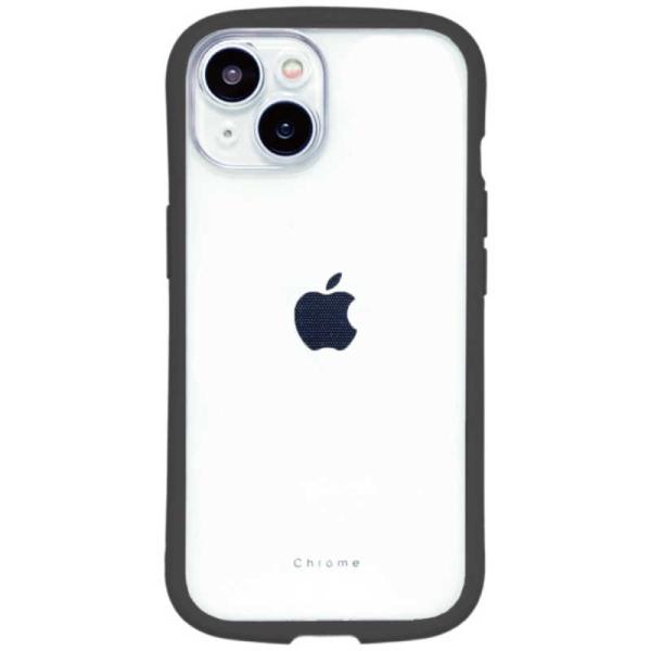 ナチュラルデザイン　iPhone15 6.1インチ Chrome-CLEAR ケース Chrome-...