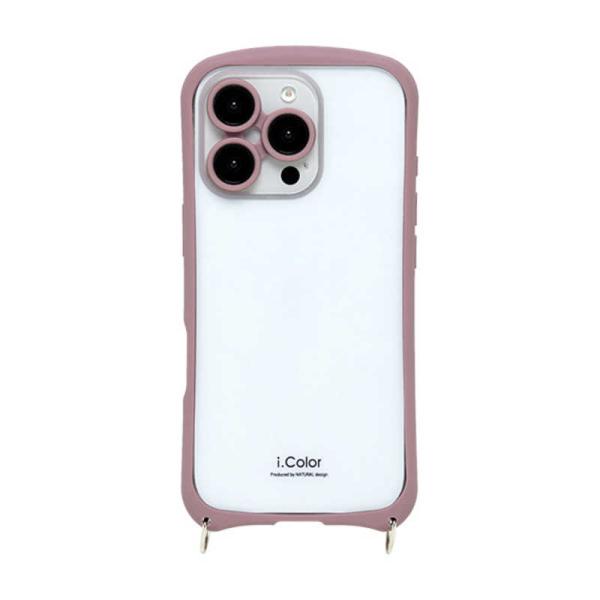ナチュラルデザイン　iPhone 16 Pro(6.3インチ) i.colorケース カカオ　iP2...