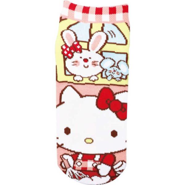 ジェイズプランニング　ソックスSWIMMER×ハローキティチェック　JGS0920