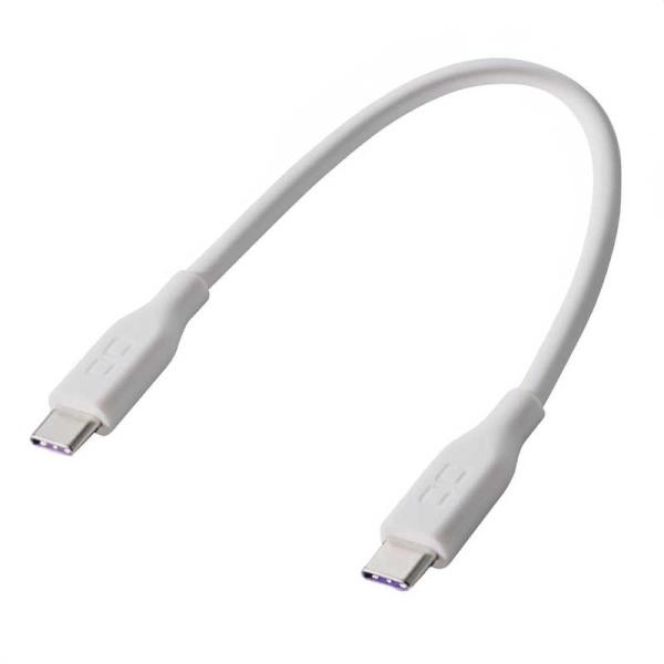 CIO　シリコンケーブルN2 CtoC 240W 0.15cm ホワイト　CIOSL30000N2C...