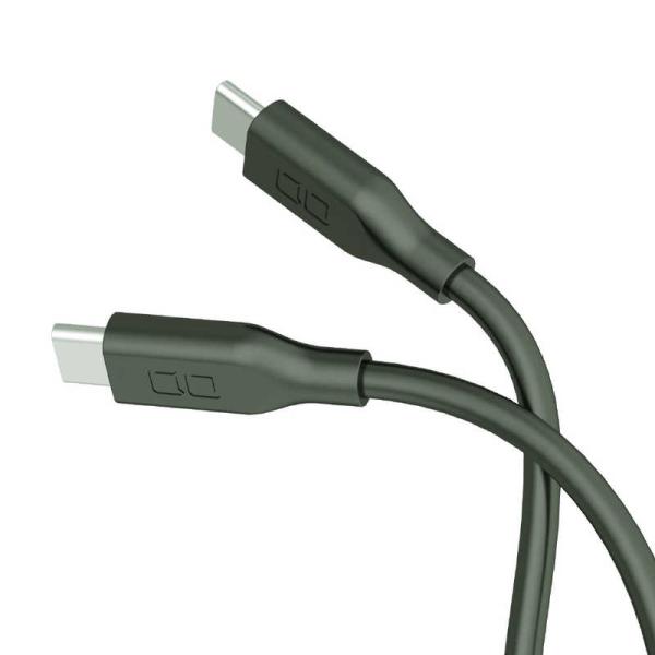 CIO　シリコンケーブルN2 CtoC 240W 2m モスグリーン　CIO-SL30000N2-C...