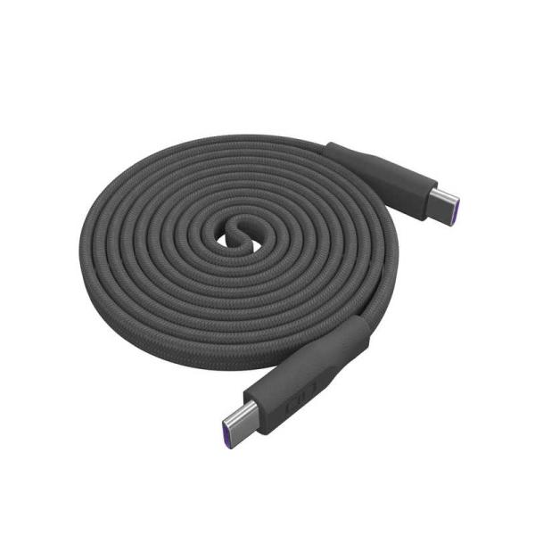 CIO　Mate Flat Spiral Cable CtoC 1.5m ライトブラック　CIO-N...