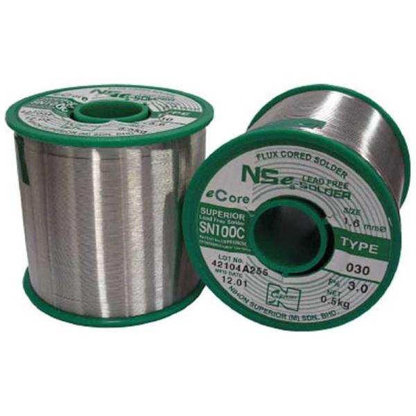 日本スペリア　鉛フリ-ヤニ入り半田0.8mm　SN100C03008