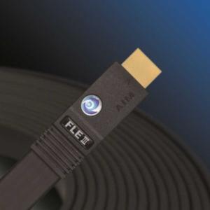 エイム電子　HDMIケーブル ブラック [3m /HDMI⇔HDMI /フラットタイプ /4K対応]　FLE3-03