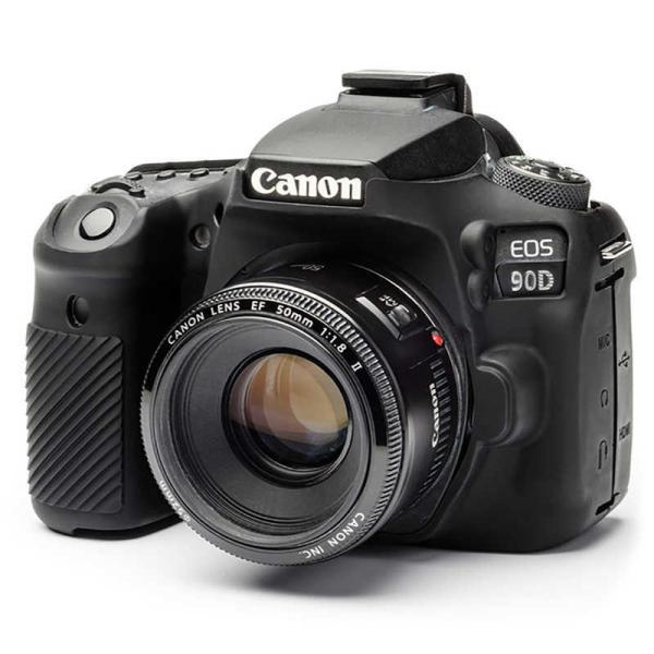 ディスカバード　イージーカバー EOS 90D 用 液晶保護フィルム付属 ブラック　90DBK