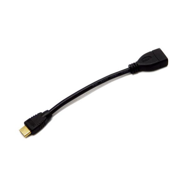 SSAサービス　HDMI変換アダプタ ブラック [HDMI⇔miniHDMI /スタンダードタイプ]...