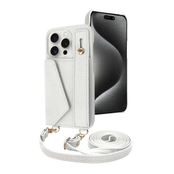 SHIZUKAWILL　iPhone 15 Pro ショルダーケース アイファンデ5 ストリートモー...