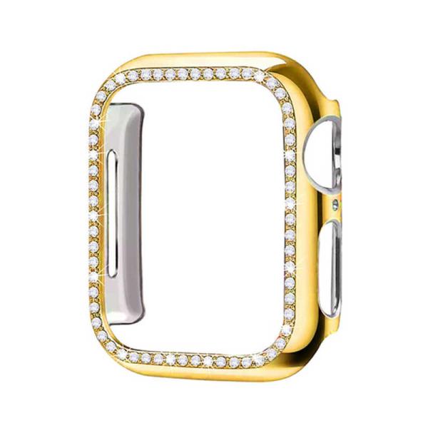GAACAL　APPLE WATCH 10 42MM 光沢キラキラフレーム ゴールド　W00058G...