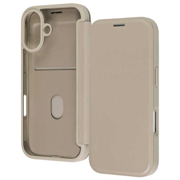 レイアウト　iPhone17  クリアフリップケース マグネット /　RT-P52LCC/BE