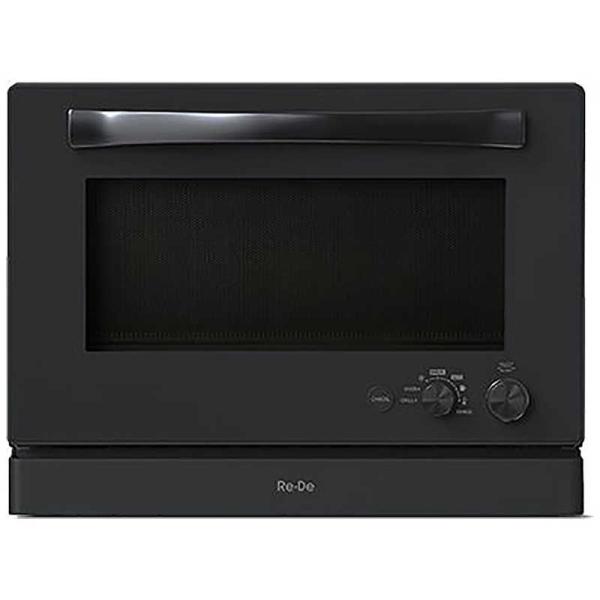 A-STAGE　オーブンレンジ 20L フラット Re・De Range ブラック　MO02A-20...